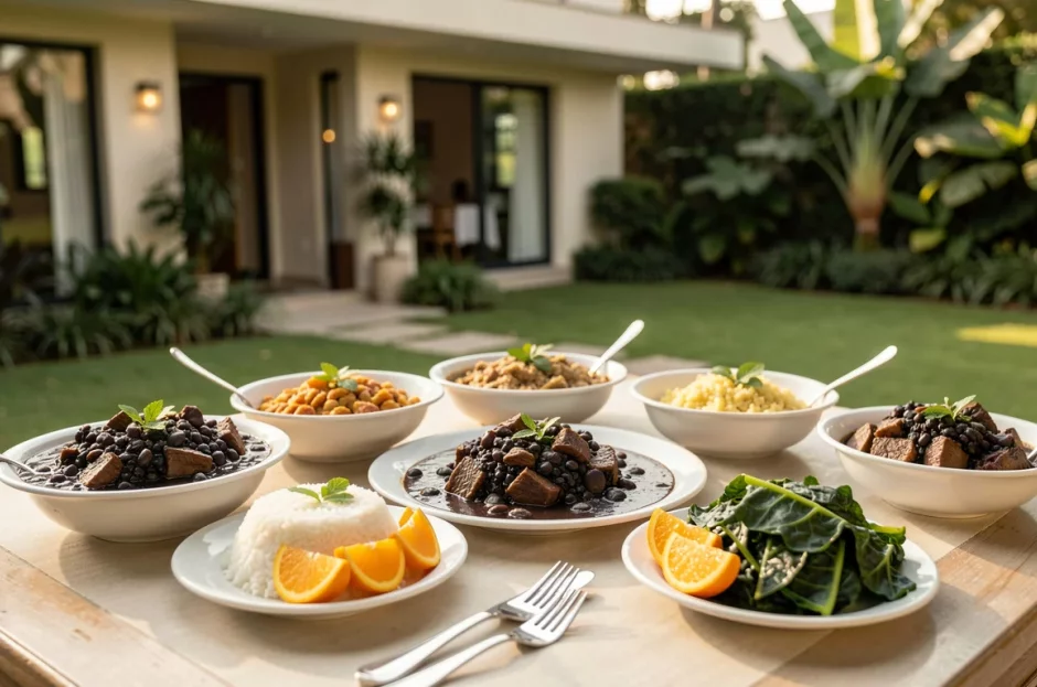 Buffet de feijoada a domicílio para festa de noivado em SP