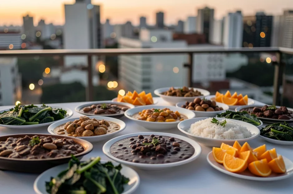 Buffet de feijoada para festa de aniversário de 50 anos em SP