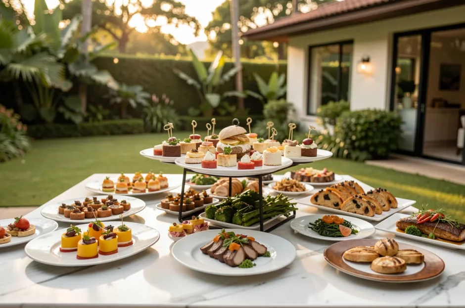 Buffet de hambúrguer a domicílio para festa de adolescentes em SP