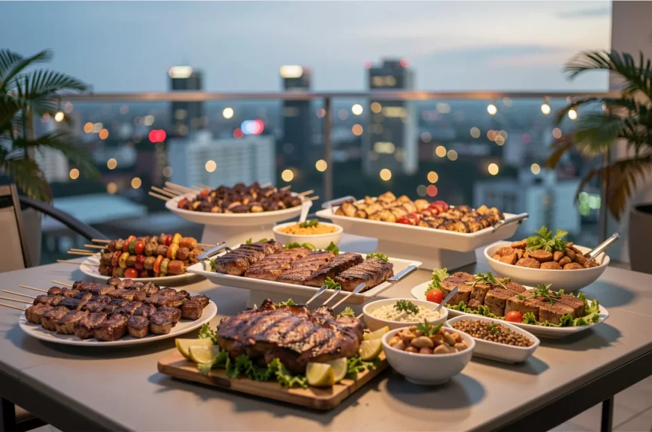 Churrasco para confraternização em SP