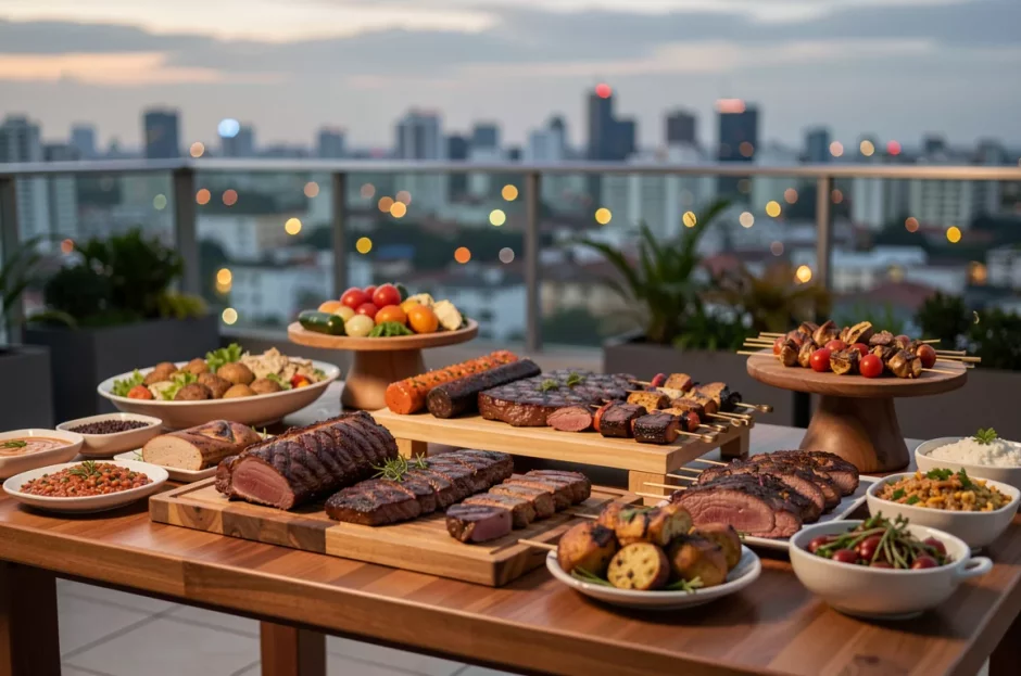 Churrasco para festa de 60 anos em SP