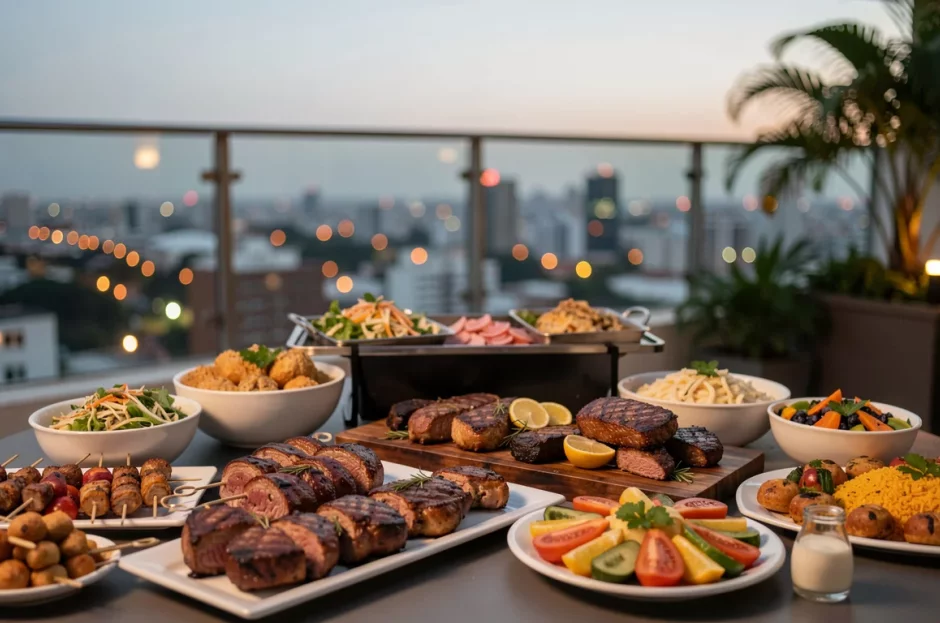 Churrasco para lançamento de marca SP