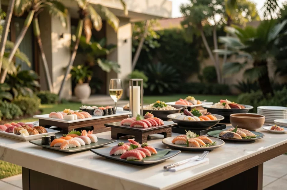 Empresa de buffet de comida japonesa a domicilio em SP