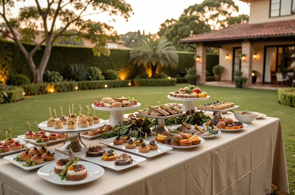 Fornecedor de buffet a domicílio com open bar em São Paulo