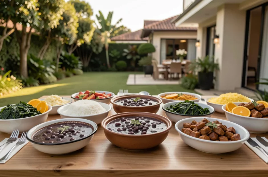 Fornecedor de buffet de feijoada em domicílio com open bar em SP