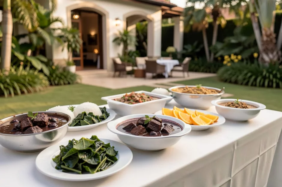 Preço de buffet de feijoada a domicílio para 50 pessoas em SP