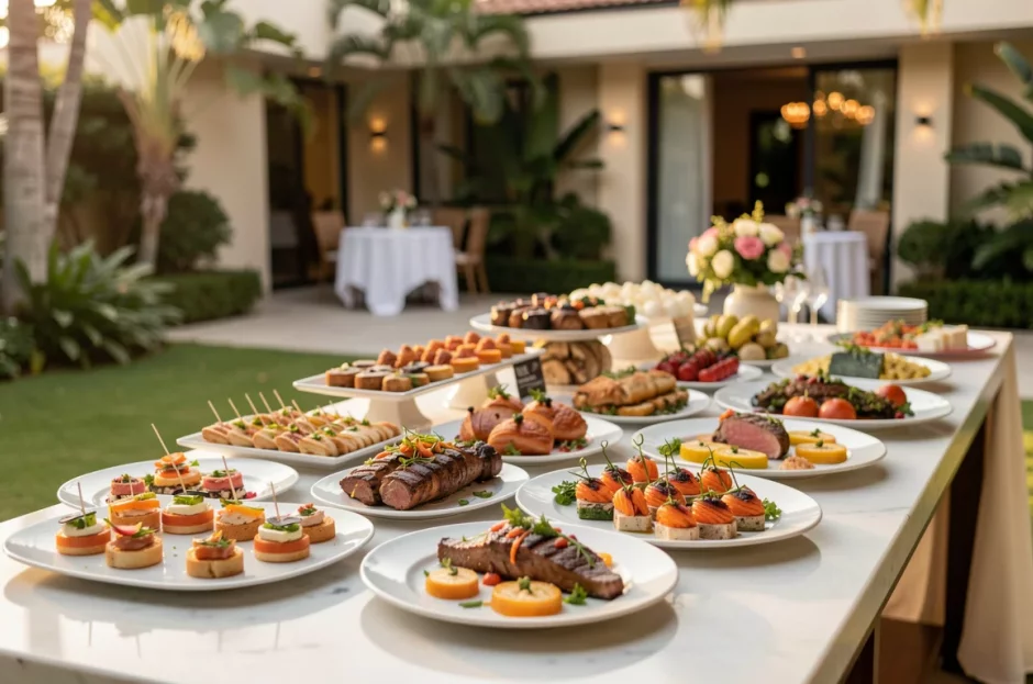 Serviço de buffet em domicílio para batizado em São Paulo